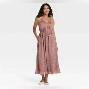 NWT - Universal Threads - Sleeves Mauve Maxi Dress - Size XL